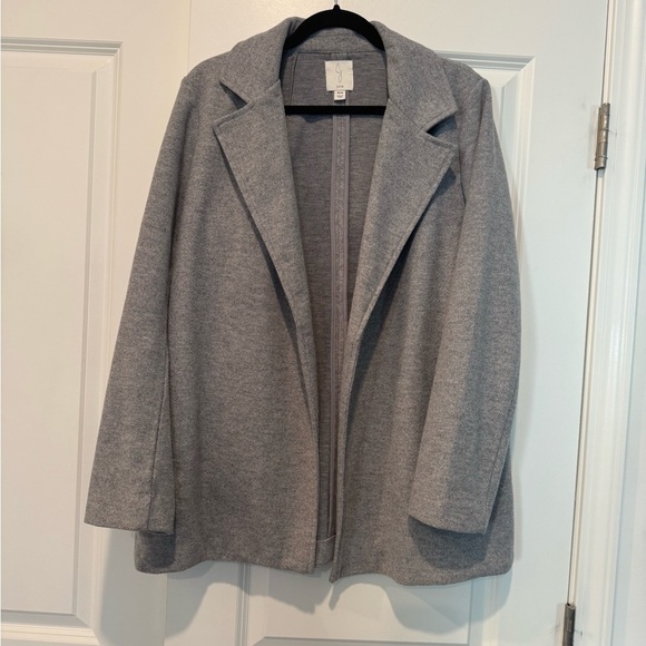 Joie Herringbone Open Front Blazer Jacket - Picture 2 of 6